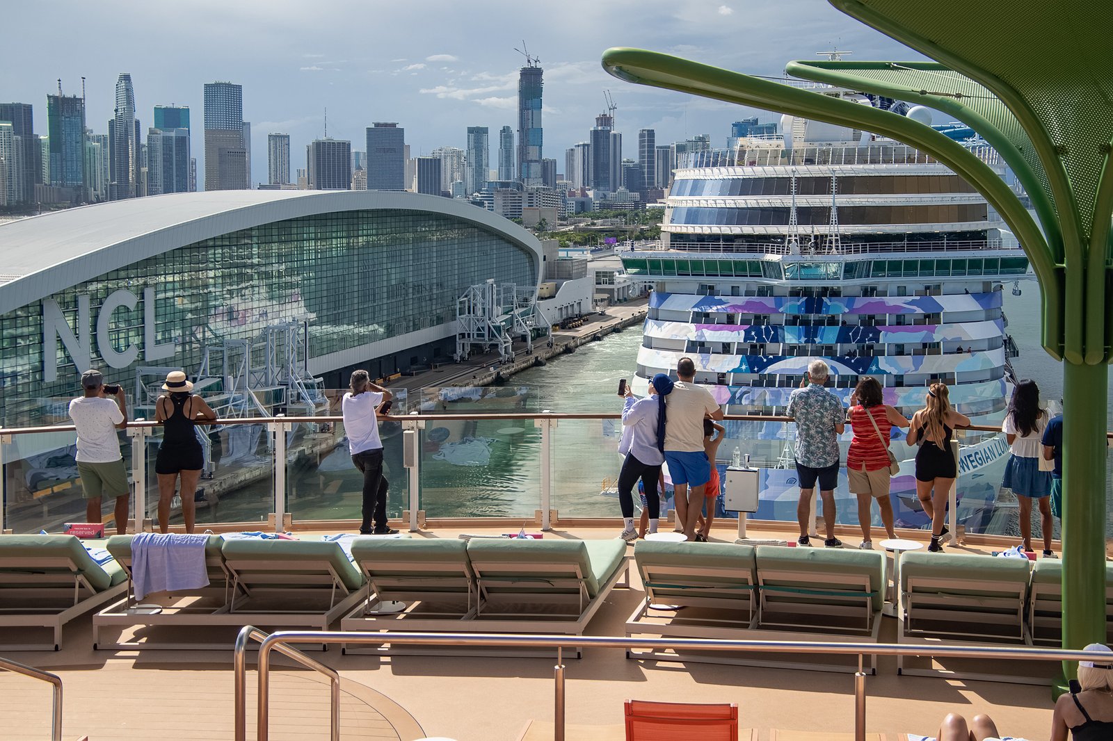 sun-lounger deck aboard an Icon-class sister ship